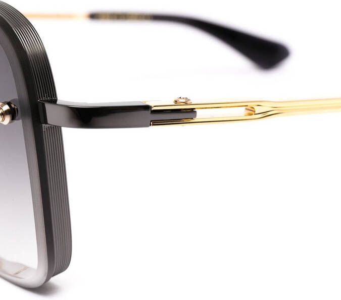 Dita Eyewear Mach 6 zonnebril met vierkant montuur Zwart