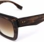 Dita Eyewear Mastix zonnebril met vierkant montuur Bruin - Thumbnail 3