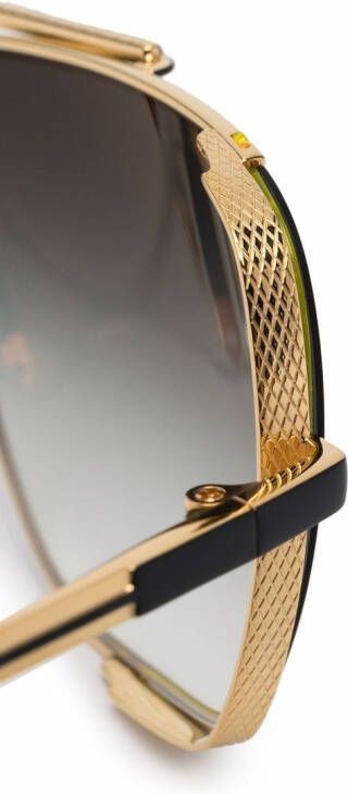 Dita Eyewear Midnight Special zonnebril met piloten montuur Goud