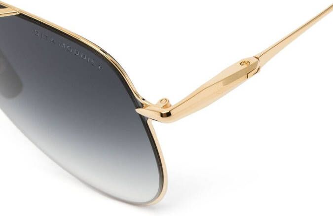 Dita Eyewear Moddict zonnebril met piloten montuur Goud