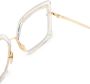 Dita Eyewear Narcissus zonnebril met vierkant montuur Goud - Thumbnail 3