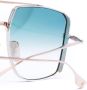 Dita Eyewear Zonnebril met oversized montuur Zilver - Thumbnail 3