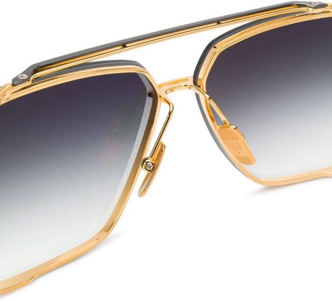 Dita Eyewear Oversized zonnebril Goud