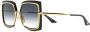 Dita Eyewear Oversized zonnebril met vierkant montuur Zwart - Thumbnail 2