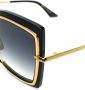 Dita Eyewear Oversized zonnebril met vierkant montuur Zwart - Thumbnail 3