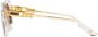 Dita Eyewear Zonnebril met vierkant montuur Beige - Thumbnail 3