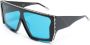 Dita Eyewear Subdrop zonnebril met vierkant montuur Zwart - Thumbnail 2