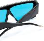Dita Eyewear Subdrop zonnebril met vierkant montuur Zwart - Thumbnail 3