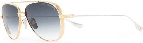 Dita Eyewear Subsystem zonnebril met piloten montuur Zilver