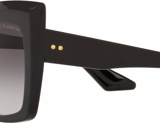 Dita Eyewear Telemaker zonnebril met chunky montuur Zwart