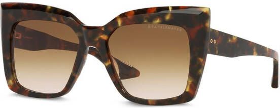 Dita Eyewear Telemaker zonnebril met vierkant montuur Groen