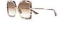 Dita Eyewear Zonnebril met vierkant montuur Goud - Thumbnail 2