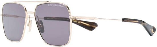 Dita Eyewear vierkante zonnebrik Metallic