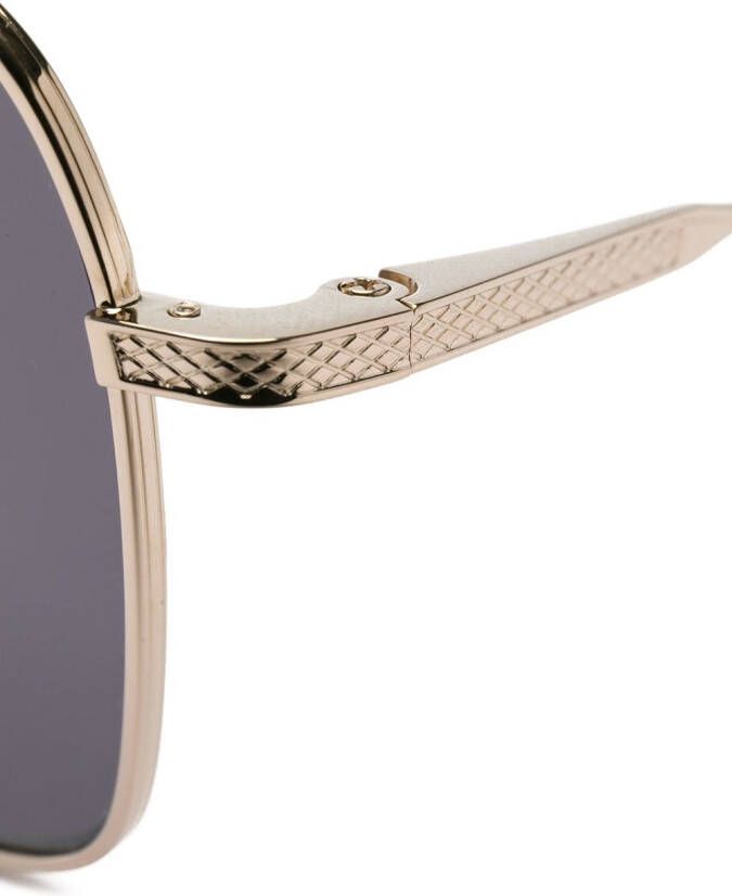 Dita Eyewear vierkante zonnebrik Metallic