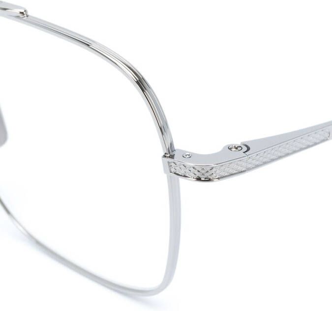 Dita Eyewear Flight Seven zonnebril met piloten montuur Metallic