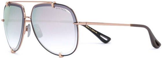 Dita Eyewear zonnebril met aviator montuur Roze