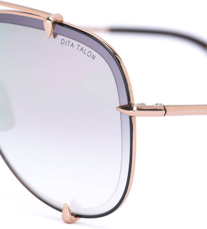 Dita Eyewear zonnebril met aviator montuur Roze