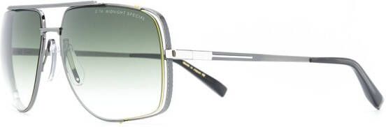 Dita Eyewear Zonnebril met piloten montuur Zilver