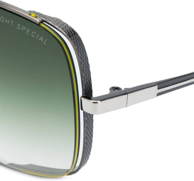Dita Eyewear Zonnebril met piloten montuur Zilver