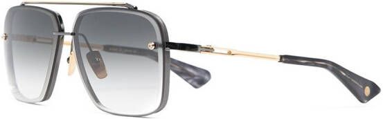 Dita Eyewear Zonnebril met piloten montuur Zwart