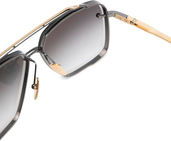 Dita Eyewear Zonnebril met piloten montuur Zwart