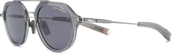 Dita Eyewear Zonnebril met rond montuur Grijs