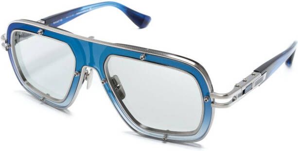 Dita Eyewear Zonnebril met rond montuur Zilver