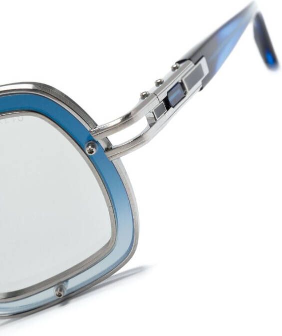 Dita Eyewear Zonnebril met rond montuur Zilver