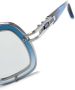 Dita Eyewear Zonnebril met rond montuur Zilver - Thumbnail 3