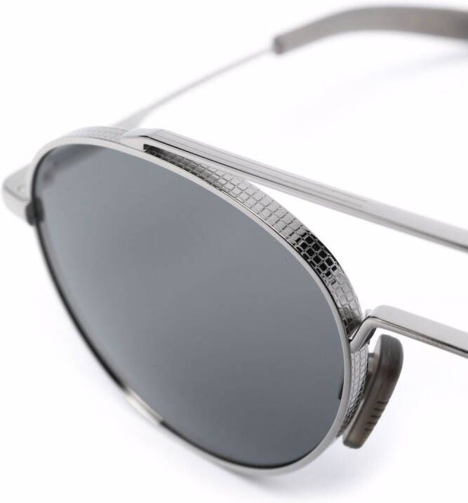 Dita Eyewear Zonnebril met rond montuur Zilver