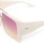 Dita Eyewear Zonnebril met vierkant montuur Beige - Thumbnail 3