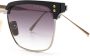 Dita Eyewear Zonnebril met vierkant montuur Goud - Thumbnail 3