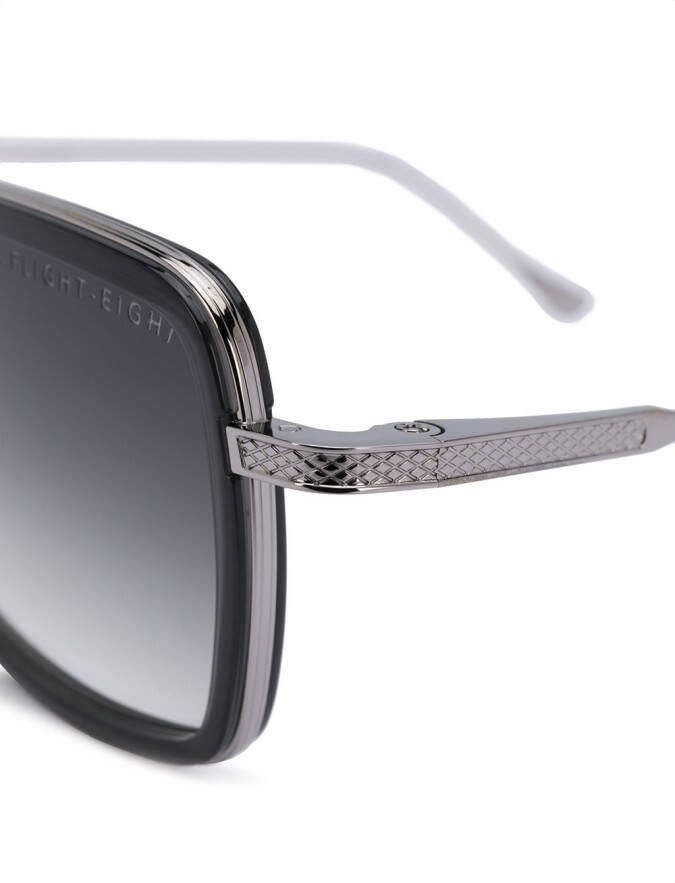 Dita Eyewear Zonnebril met vierkant montuur Grijs