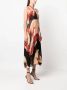 DKNY Maxi-jurk met abstract patroon Zwart - Thumbnail 3
