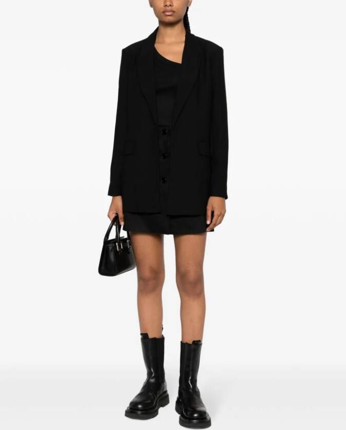 DKNY Blazer met puntige revers Zwart