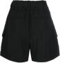 DKNY Geplooide shorts Zwart - Thumbnail 2