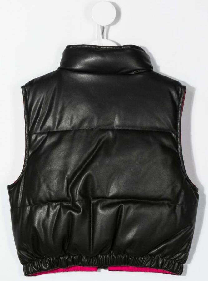 Dkny Kids Bodywarmer met logoprint Zwart