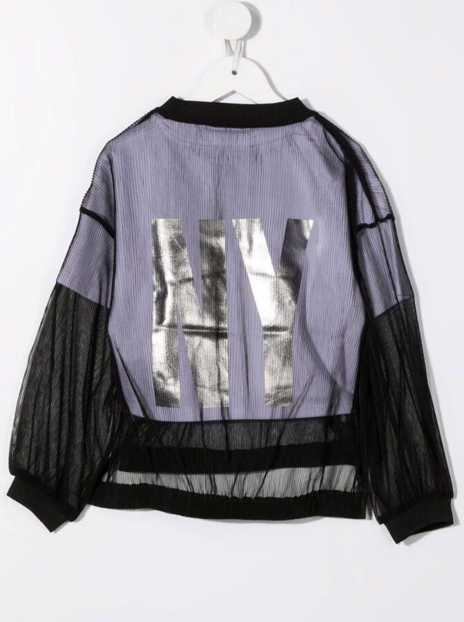 Dkny Kids Gelaagd T-shirt Zwart