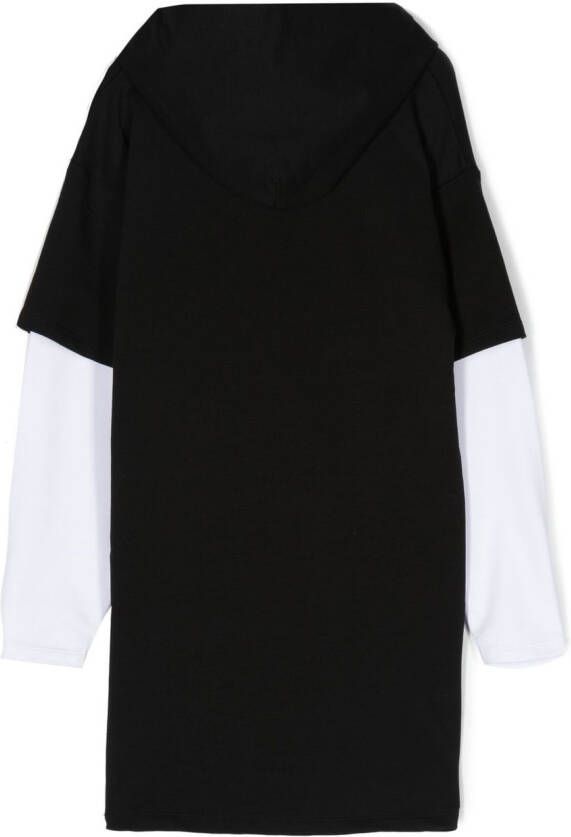 Dkny Kids Gelaagde sweaterjurk Zwart