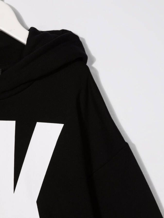Dkny Kids Hoodie met logoprint Zwart