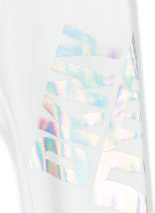 Dkny Kids Legging met logoprint Wit