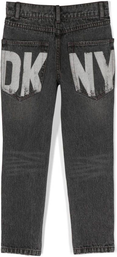 Dkny Kids Jeans met logoprint Zwart