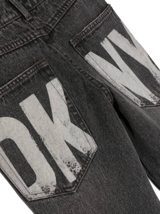 Dkny Kids Jeans met logoprint Zwart
