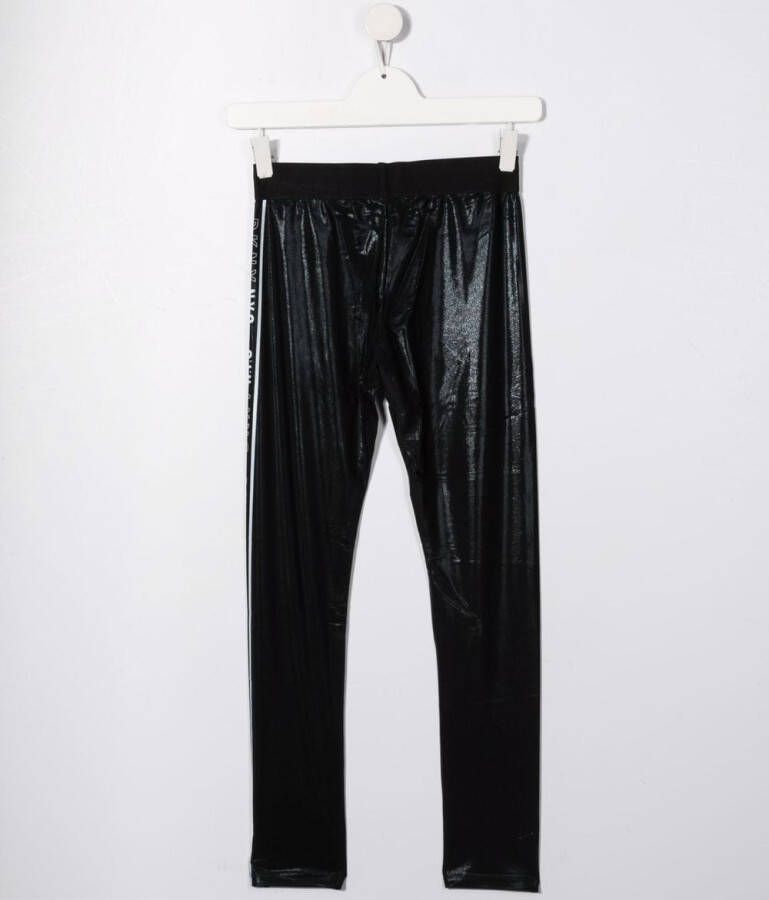 Dkny Kids Legging met logoband Zwart