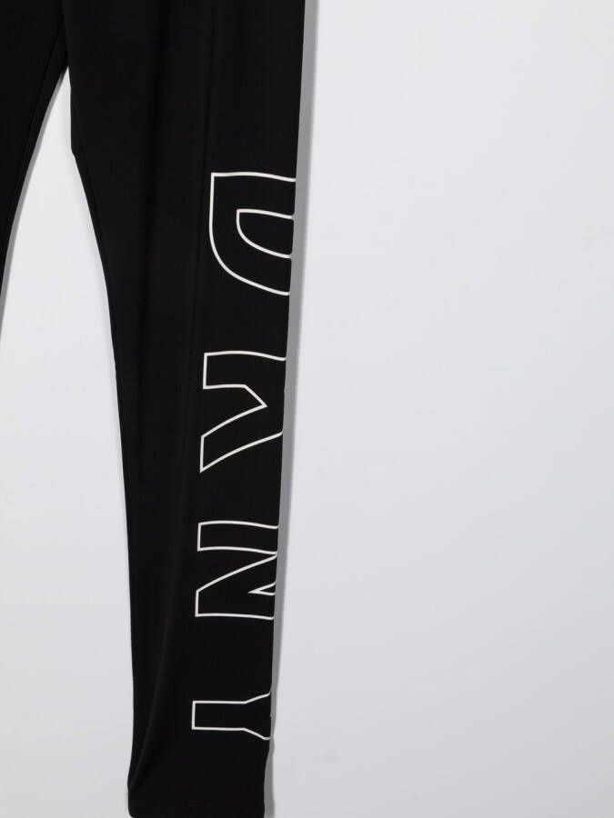 Dkny Kids Legging met logoprint Zwart