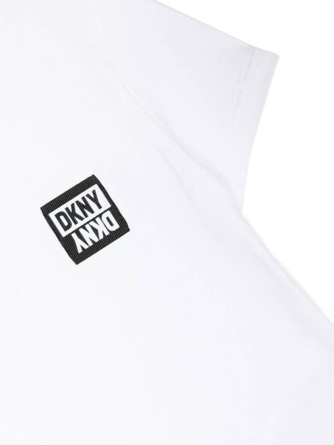 Dkny Kids T-shirt met logopatch Wit