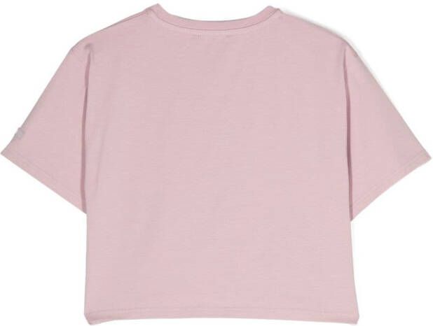 Dkny Kids T-shirt met logopatch Roze