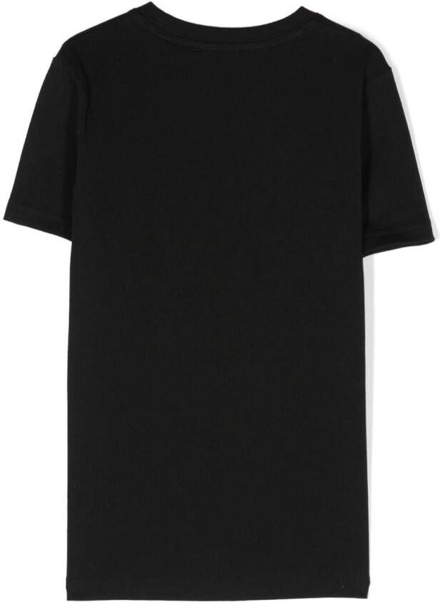 Dkny Kids T-Shirt met logoprint Zwart