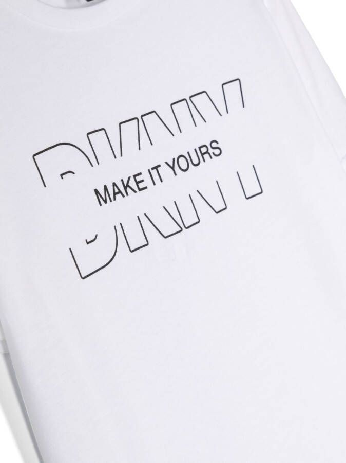 Dkny Kids T-shirt met logoprint Wit