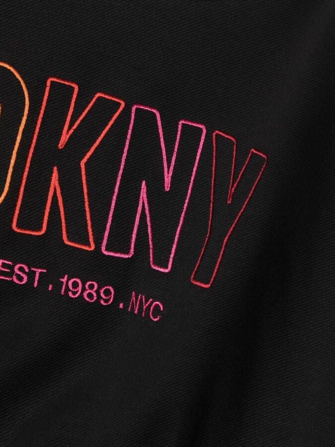 Dkny Kids Sweater met logoprint Zwart